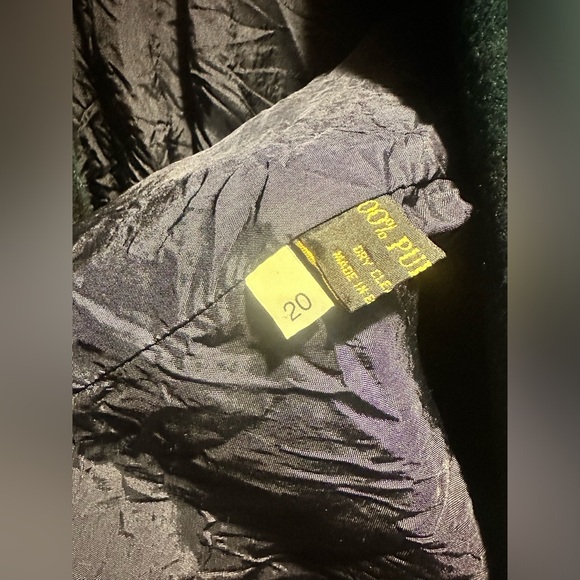 80’s Vintage Giorgio Sant Angelo 100% pure wool plaid blazer jacket - Picture 7 of 7